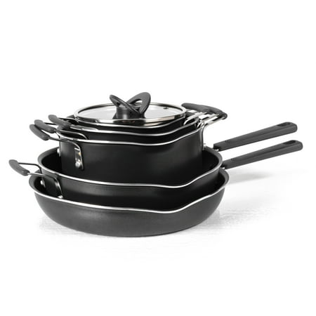 T-Fal Stackables Titanium Non-stick Multipurpose Space Saving 10 Piece Cookware