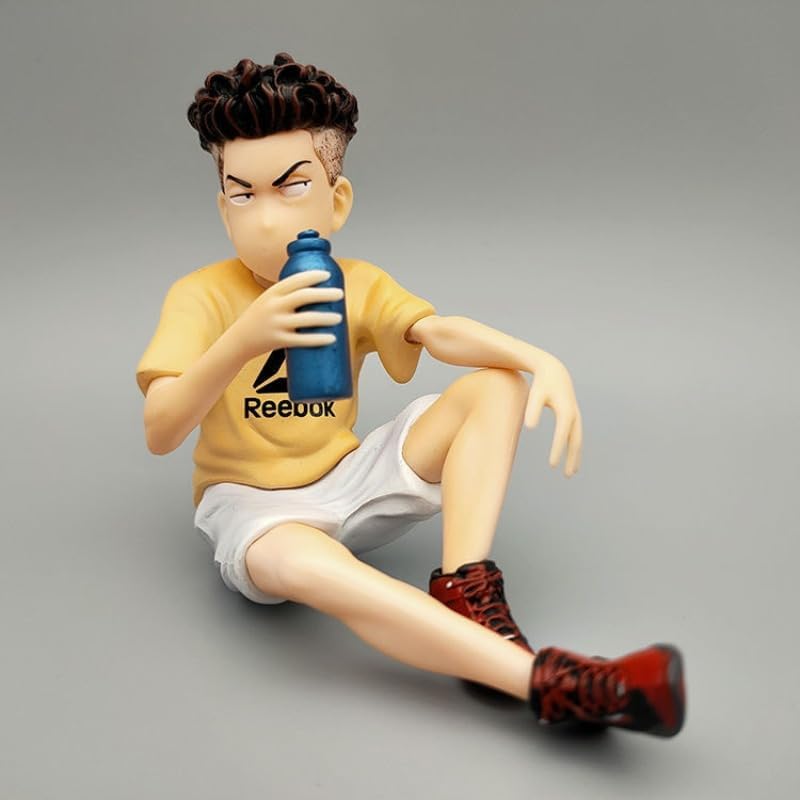 New Hanamichi Sakuragi, Kaede Rukawa Figure, Sitting 5pieces Anime Figures 8cm/3.1inch Handmade PVC Game Character Decoration Gift