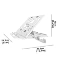 thumbnail image 4 of IROINID Back to School Supplies,School Essentials,Foldable Aluminum Alloy Notebook Computer Desktop Base Bracket, 4 of 8