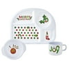 The World of Eric Carle, The Very Hungry Caterpillar Merry Christmas Kids Melamine 3 Piece Set