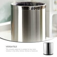 thumbnail image 5 of PBPBOX Trash Can Bathroom Waste Paper Bin Stainless Steel Garbage Storage Bathroom 1Pcs, 5 of 8