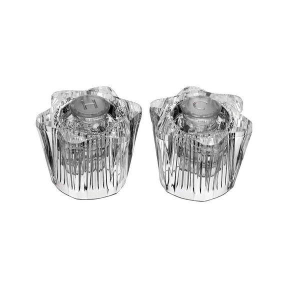 Danco Clear Sink and Tub and Shower Faucet Handles