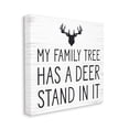 thumbnail image 3 of Witty Deer Quote Rustic Lodge Antlers Motif Holiday Graphic Art Gallery-Wrapped Canvas Print Wall Art, 3 of 5
