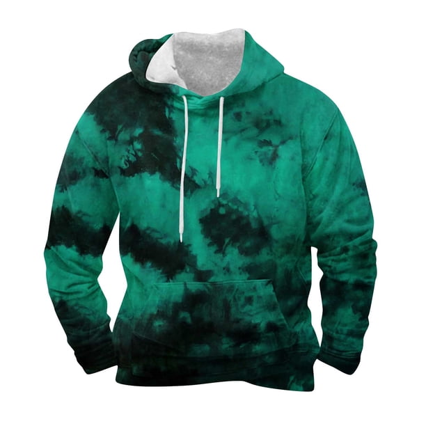 Sudadera con capucha para hombre, informal, de Halloween, con cuello redondo, estampado, manga larga
