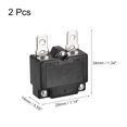 thumbnail image 2 of Circuit Overload Protector 3A AC125/250V DC32V Automatic Reset Thermal Circuit Breaker 2pcs, 2 of 5