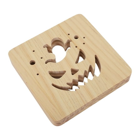 

3D Wooden Lamp Pumpkin Hollow Design LED Night Light Eye Protection For Bedroom