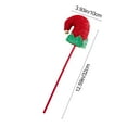 thumbnail image 3 of Christmas Fabric Santa Hat Decorations, Festive Ornaments for Holiday Scene Decoration, Seasonal Accents for Mantels, Tables, and Christmas Displays to Enhance Festive Cheer, 3 of 6
