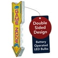 thumbnail image 5 of American Art Decor Retro Game Zone off the Wall LED Marquee Sign, Yellow - 25" H x 6.25" L x 3" D, 5 of 8