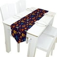thumbnail image 3 of EREHome Polka Dot Animal Fox Lion Floral Table Runner Decoration Kitchen Table Runners for Home Coffee Kitchen Dining Table 13x90 inches, 3 of 4
