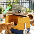 thumbnail image 7 of odorsTT Pink Cat Litter Box with Lid - XL Large Enclosed/Open Litter Box with Anti Leakage Enclosure - Odor Free Hooded Litter Tray, 7 of 7