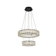 thumbnail image 3 of Monroe Integrated LED chip light Chrome Pendant Clear Royal Cut Crystal, 3 of 7
