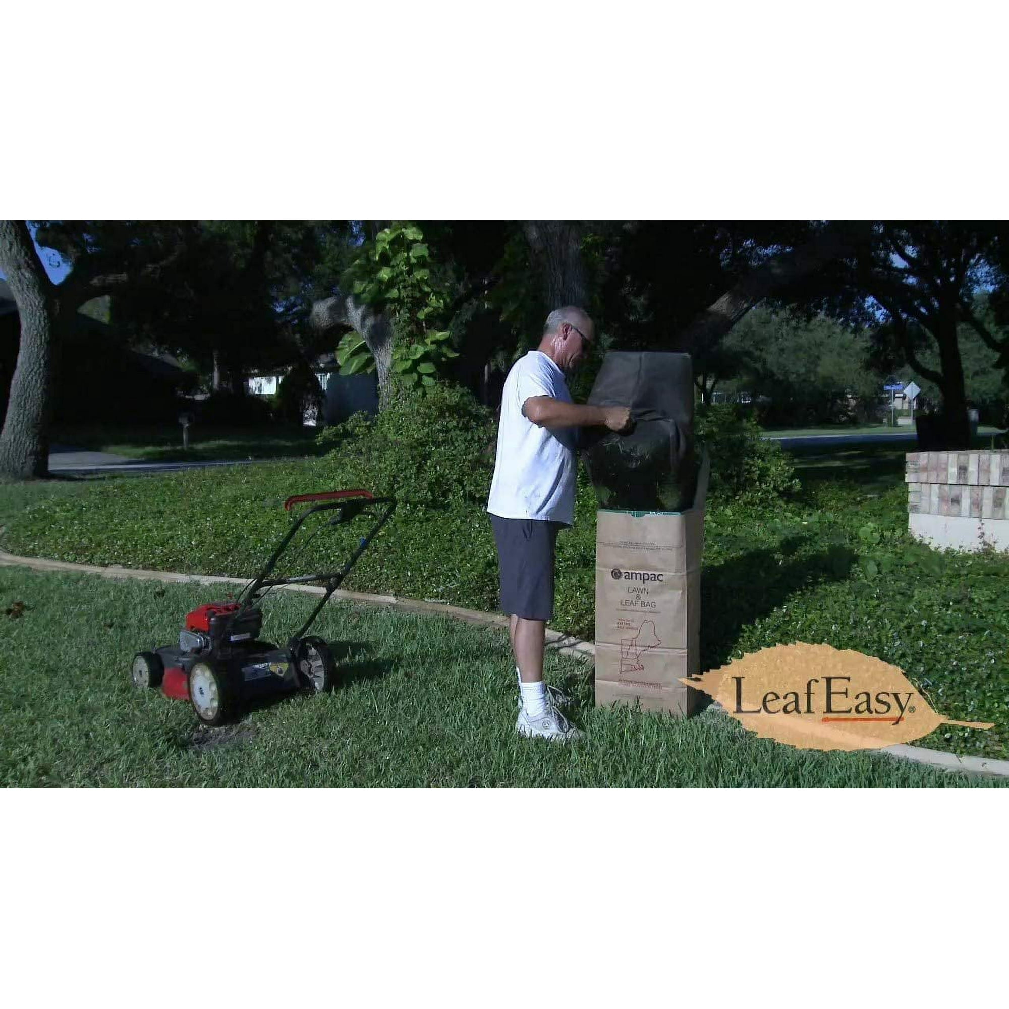Expert Gardener 30 Gallon Lawn & Leaf Bag Chute for Yard Waste