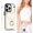 White, variant on MYKOMI Crossbody Wallet Phone Case for Apple iPhone 14 Plus Leather Case with Credit Card Holder & 360° Ring Kickstand & Wrist Strap Purse Cover Magnetic Closure Flip Handbag Shell for Women
