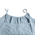 thumbnail image 3 of Uootdi Women's Tops Round Neck Sleeveless Ruched Detail Casual Blouses Summer Vacation Style Lightweight Breathable Loose Fit Shirts Gift, 3 of 7