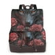 thumbnail image 1 of Balery Rose Full Moon Black Wolf Mochila de Cuero para Mujeres, Gran Capacidad, Bolsa de Viaje Multifuncional, Mochila de Cuero y Bolsa de Hombro para Mujeres, 1 of 4
