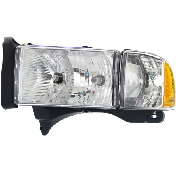 CarLights360 For Dodge Ram 2500 Headlight Assembly 1999 00 01 2002