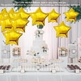 thumbnail image 3 of 50 globos de estrella dorada de 18, globos de estrella de helio, globos de pentagrama, globos de aluminio con estrella de helio para cumpleaños, día de San Valentín JM JM, 3 of 5