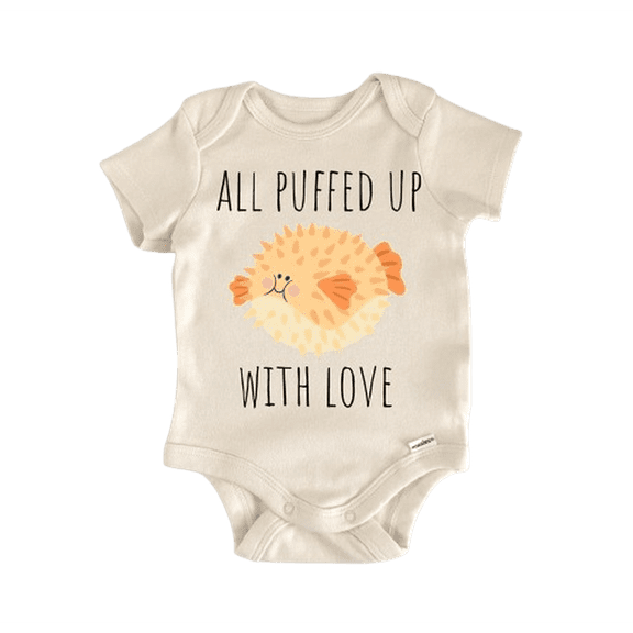 Blowfish Pufferfish Newborn Baby Bodysuit