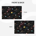 thumbnail image 4 of Rocae Galaxy Printed Heat Resistant Place Mats,Classic Hemstitch Cloth Fabric Placemats Imitation Linen Place Mat Table Mats 18x12 inch, 4 of 9