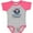 Baseball Heather and Hot Pink, variant on Inktastic Happy Birthday Daddy Cute Boy Boys Baby Bodysuit