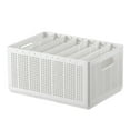 thumbnail image 1 of Large Foldable Plastic Clothing Storage Basket Home Storage Organizing Basket, 1 of 8