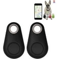 thumbnail image 1 of 2 Pieces Two-Way Location Tracking Alarm Pet Tracker, Pet GPS Tracker for Dogs, GPS Tracker for Keys. (Black), 1 of 8