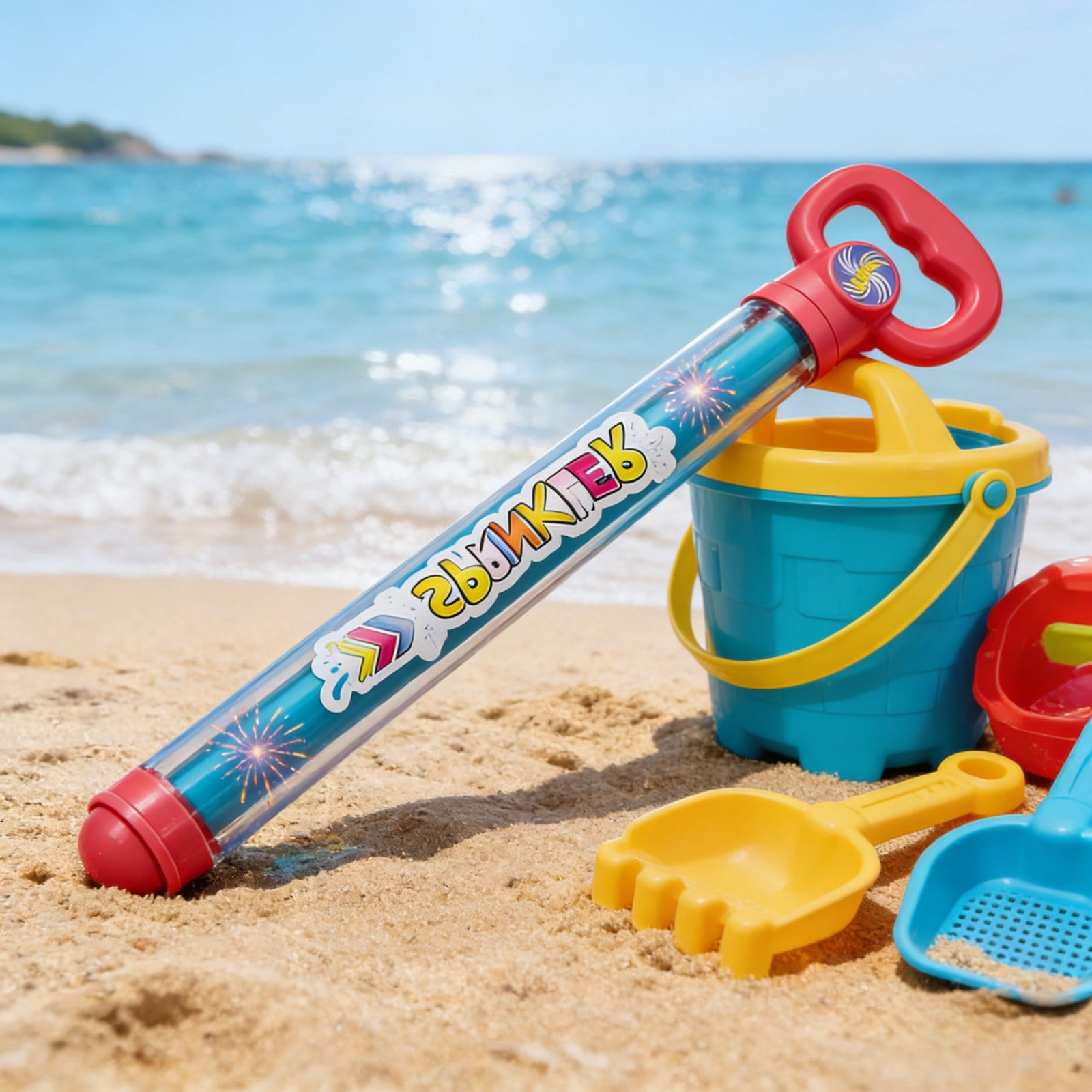 Pull Back Water Toy - Large Capacity High Pressure Spray Water Gun for Backyard Summer Fun, Pool Party, Outdoor Water Battle Activities