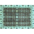 thumbnail image 1 of Ahgly Company Indoor Rectangle Oriental Light Blue Traditional Area Rugs, 4' x 6', 1 of 4