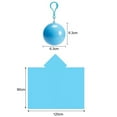 thumbnail image 6 of 2Pcs Portable Disposable Emergency Raincoats Waterproof Rain Poncho in A Ball for Traveling Camping Outdoor, 6 of 7