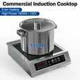 Burners Induction Cooktop 9" Coils 1800W/120V for Even Heating Hot