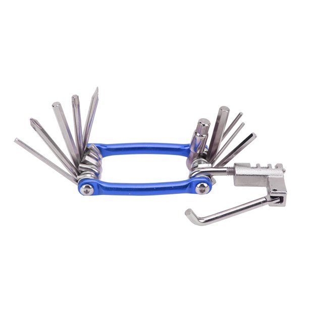 Herramienta de reparación de bicicletas 7 en 1, llave destornillador, herramienta de reparación de bicicletas multifuncional 7 en 1, aleación de acero,7 en 1 herramienta de reparación de bicicletas ll Higoodz Deportes al aire libre
