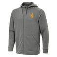 thumbnail image 2 of Men's Antigua  Heather Black Wyoming Cowboys Effortless Full-Zip Hoodie, 2 of 3