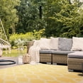 thumbnail image 2 of SAFAVIEH Courtyard Estelle Geometric Indoor/Outdoor Area Rug, 8' x 11', Yellow/Beige, 2 of 11