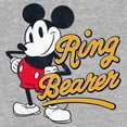 thumbnail image 2 of Toddler's Mickey & Friends Ring Bearer Retro Mickey Graphic Tee Athletic Heather 4T, 2 of 3