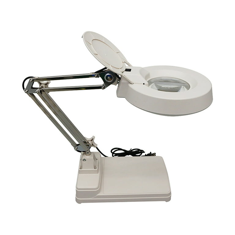 10X Illuminated Magnifier with Light Flexible Rotation Desktop Magnifying  Glass for Welding Iron Repair Lamp Clip EU UK UL Plug - AliExpress