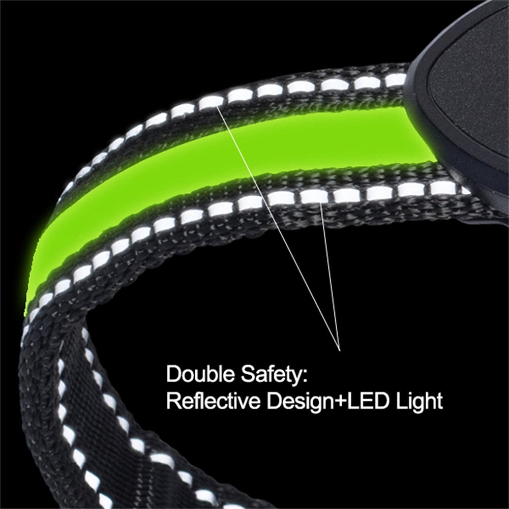 Kadyn LED Light Up Dog Collar, Dog Collar, Glowing Night Walking Light Dog Collar for Pet Night Walking – Rechargeable Dog Necklace– Weatherproof Puppy Collar, L Red Kadyn LED Light Up Dog Collar, Dog Collar, Glowing Night Walking Light Dog Collar for Pet Night Walking – Rechargeable Dog Necklace– Weatherproof Puppy Collar, L Red