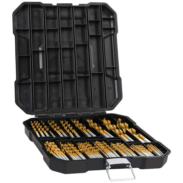 Juego de brocas HURRICANE Titanium Twist 99 piezas HSS 1/16-3/8