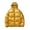 W01-Gold, variant on JUUYY Men's Metallic Hooded Puffer Jacket Winter Warm Down Jackets Full Zip Alternative Quilted Padded Trendy Coat Gold L