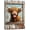 NO160, variant on Farmhouse Cute Highland Cow Wall Art Flower Cow In Bucket Pictures Poster Canvas Wall Decor Rustic Highland Cattle Painting for Bedroom Room Kitchen Living Room Bathroom 16L x 12W