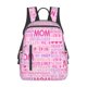thumbnail image 1 of Disketp Best Mom ever Mochila Ligera e Impermeable, Mochila de Día Resistente para Viajes, Senderismo y Uso Diario para Hombre y Mujer, 1 of 7
