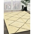thumbnail image 3 of Ahgly Company Machine Washable Indoor Square Abstract Sun Yellow Area Rugs, 6' Square, 3 of 7