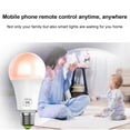 thumbnail image 4 of Smart WiFi Light Bulbs Dimmable, Work with Alexa, E26 Music Sync RGB Color Changing Bulb, A19 7W 60W Equivalent LED Bulb for Living Room, Bedroom (Support WiFi/Alexa) EFINNY, 4 of 12
