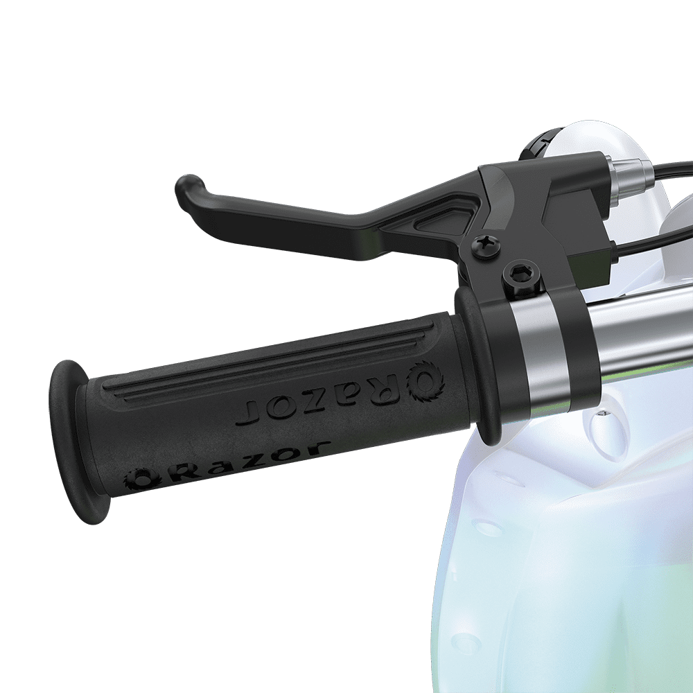 Razor Pocket Mod Lightshow - Classic Euro-Style Electric Scooter for Child 8+, up to 15 mph, Up to 80 Minutes Ride time