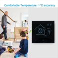 thumbnail image 3 of Tuya Smart Thermostat for Water Floor Heating, LCD Touch Screen, Energy Efficient, Remote Temperature Control, 3 of 5