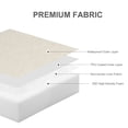 thumbnail image 6 of Aoodor Patio Chair Cushions Set of 2, 24 x 24 x 4 Inch Water Resistant Outdoor Seat Cushions with Handle and Ties, Square Corner Cushions for Patio Furniture Garden Lawn, Khaki, 6 of 8
