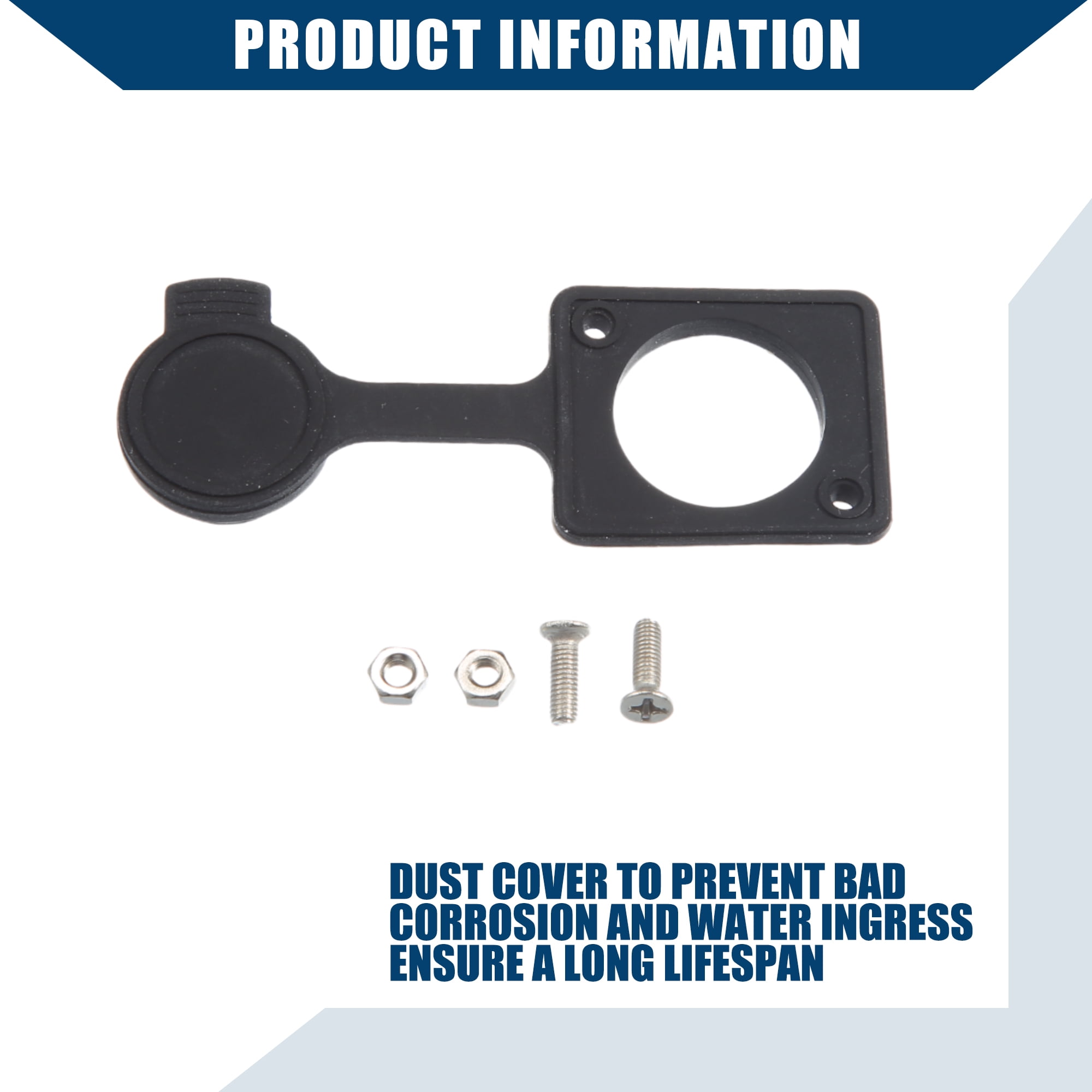 Unique Bargains Winch Socket Connector with Rubber Cover for Gen2 97495 / 97412
