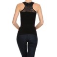 thumbnail image 4 of Lady's Slim Fit Racer Back Tank - Black, 4 of 4