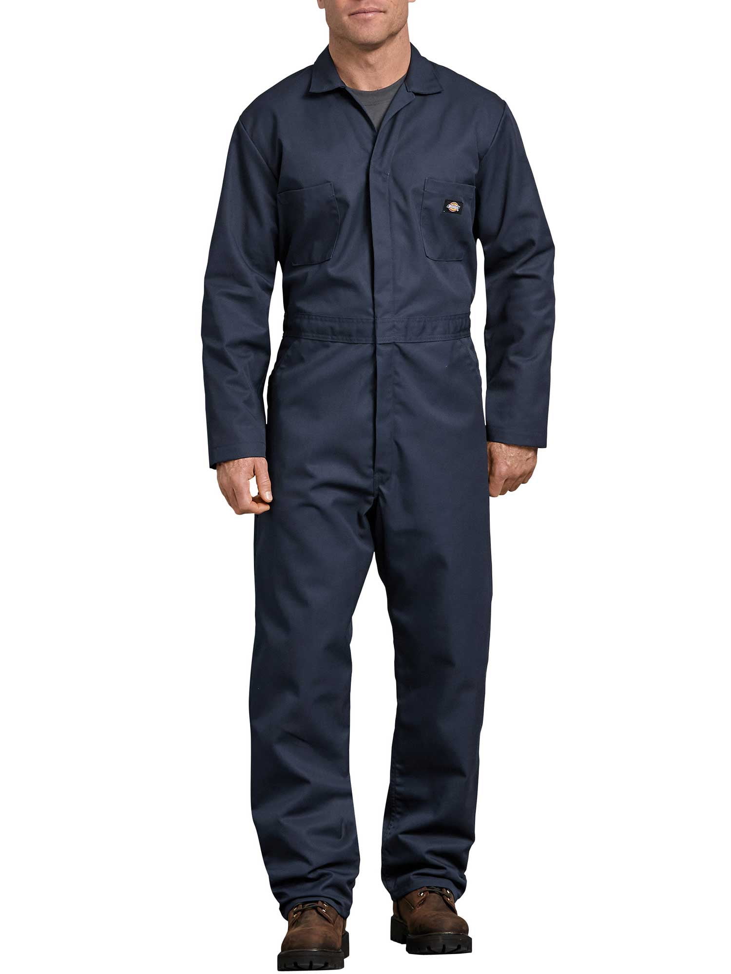 New DICKIES Long Sleeve Coveralls F50F Navy Cotton 