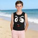 thumbnail image 5 of Niños Pequeños Camisola 3-15Years sin Mangas Tela Suave Gradiente Impresión Moda Linda para la Fiesta de Boda de Pageant Casual, 5 of 6