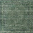 thumbnail image 1 of Ahgly Company Indoor Square Mid-Century Modern Pine Green Oriental Area Rugs, 4' Square, 1 of 6